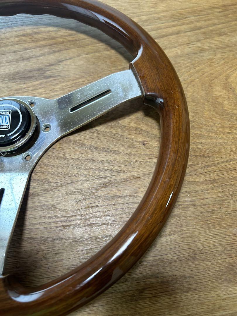 ナルディ 正規品 36パイ コンペティション ウッド ステアリング NARDI 画像4