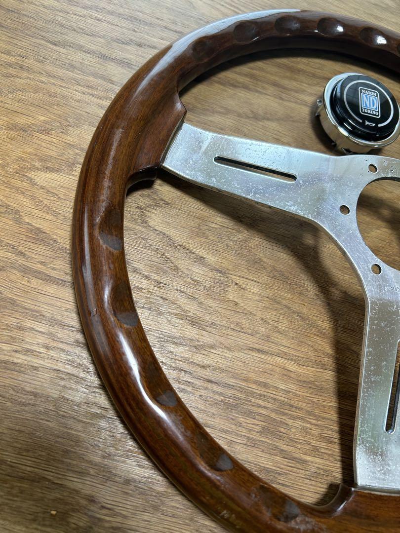 ナルディ 正規品 36パイ コンペティション ウッド ステアリング NARDI 画像9