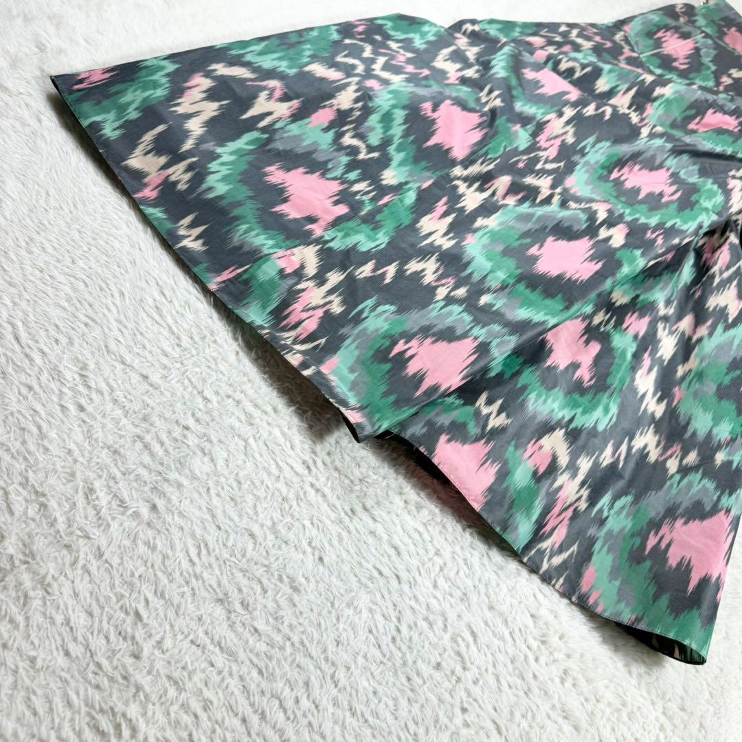 極美品✨ マルニ 抽象プリント サイドリボン ワンピース ドレス イタリア製 極美品✨ マルニ 抽象プリント サイドリボン ワンピース ドレス