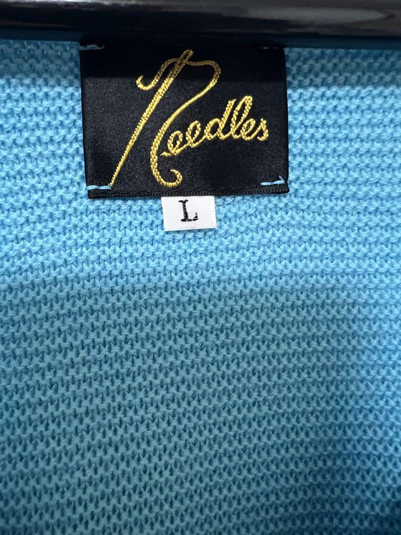 トップス NEEDLES
V Neck Cardigan - Chimayo / BLUE