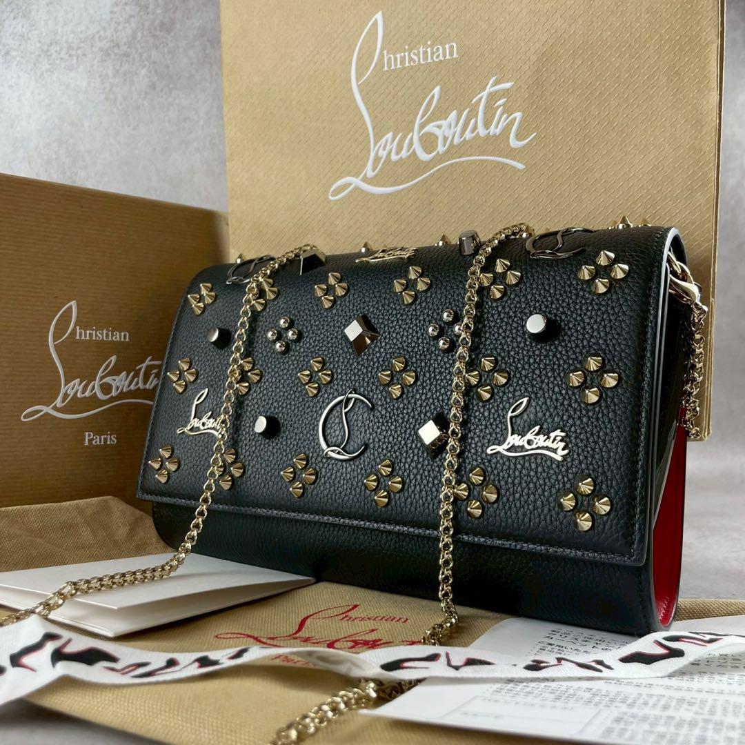 未使用級】クリスチャンルブタン PALOMA CLUTCH チェーン