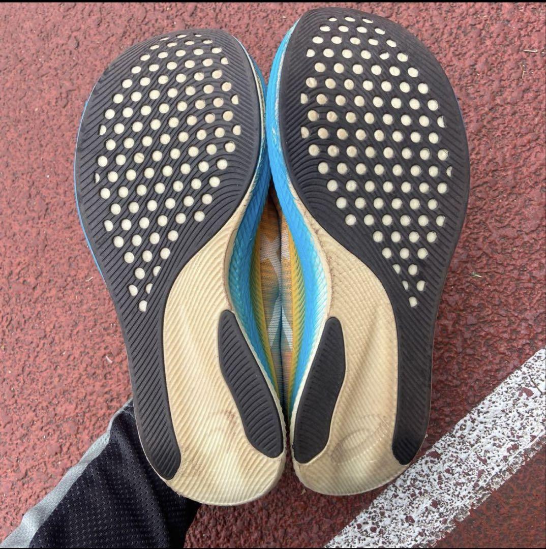 ASICS メタスピードスカイ26.0cm スパイク・シューズ オレンジ/ブルー