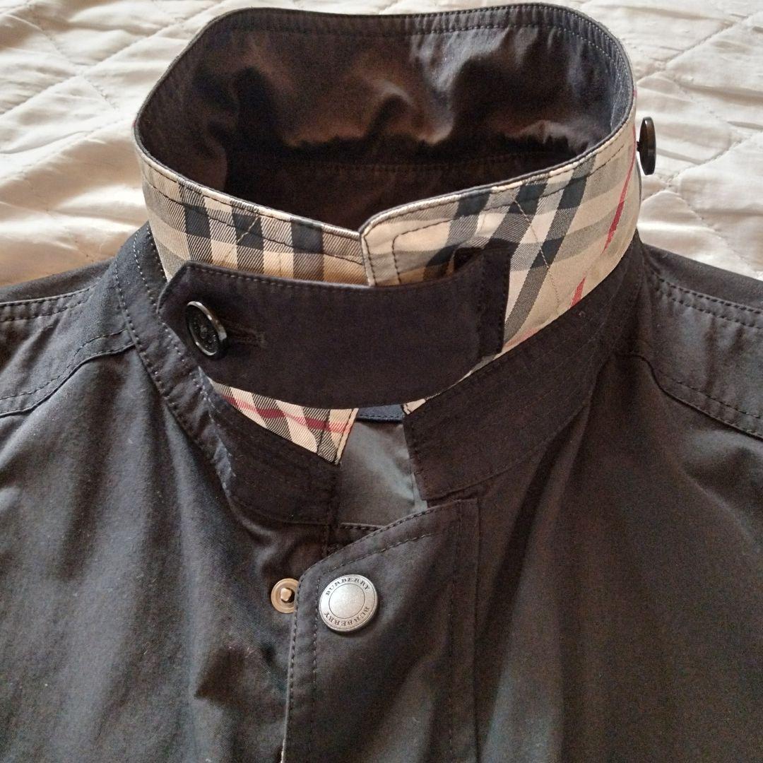 BURBERRY BLACK LABEL コットン ジャケット LL ブラック