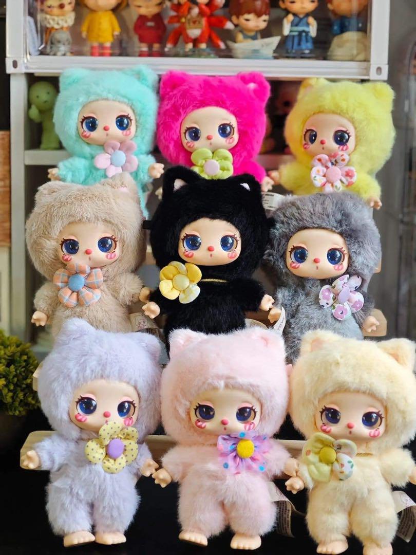 カラフル猫耳ぬいぐるみドール
