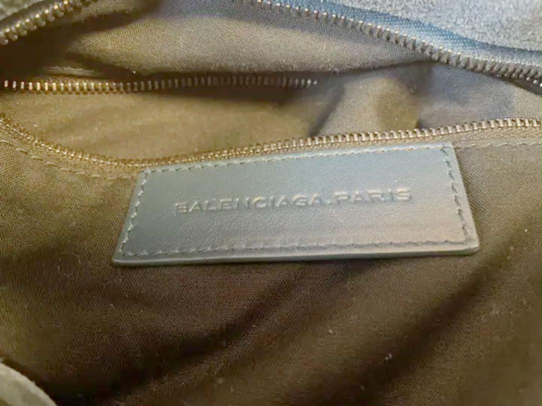 値下げ　バレンシアガ　BALENCIAGA ショルダーバック　スエード　美品
