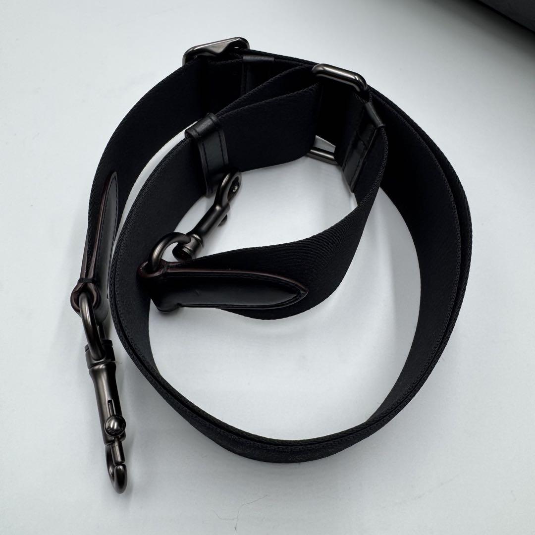 美品✨コーチ ボストンバッグ トレッカー 2way シグネチャー レザー 黒