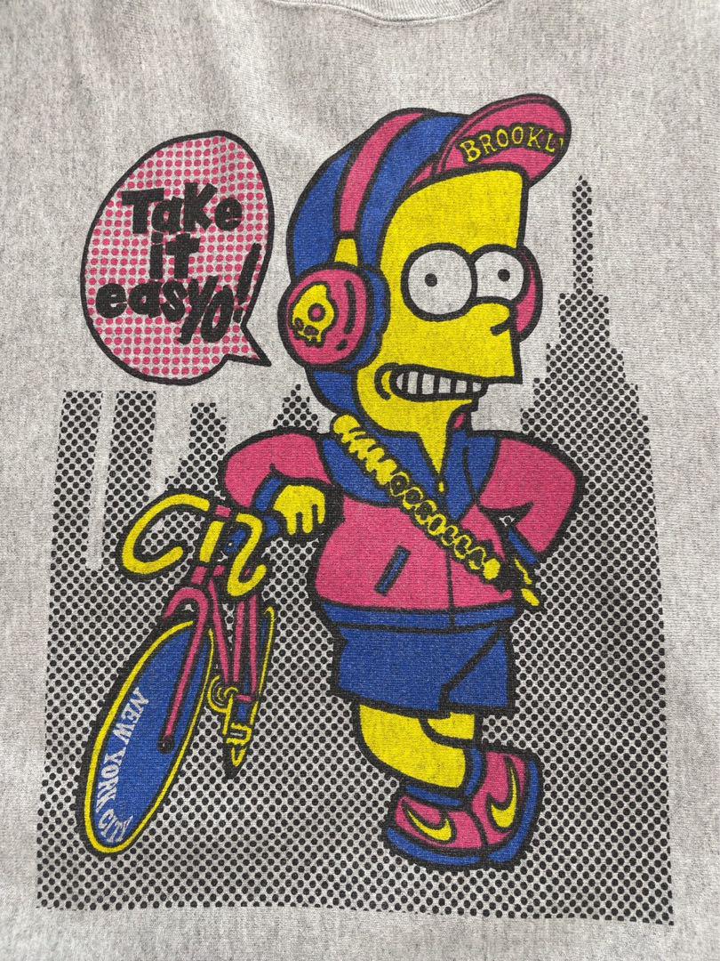 90s『United Sports』スウェット　USA製 シンプソンズ