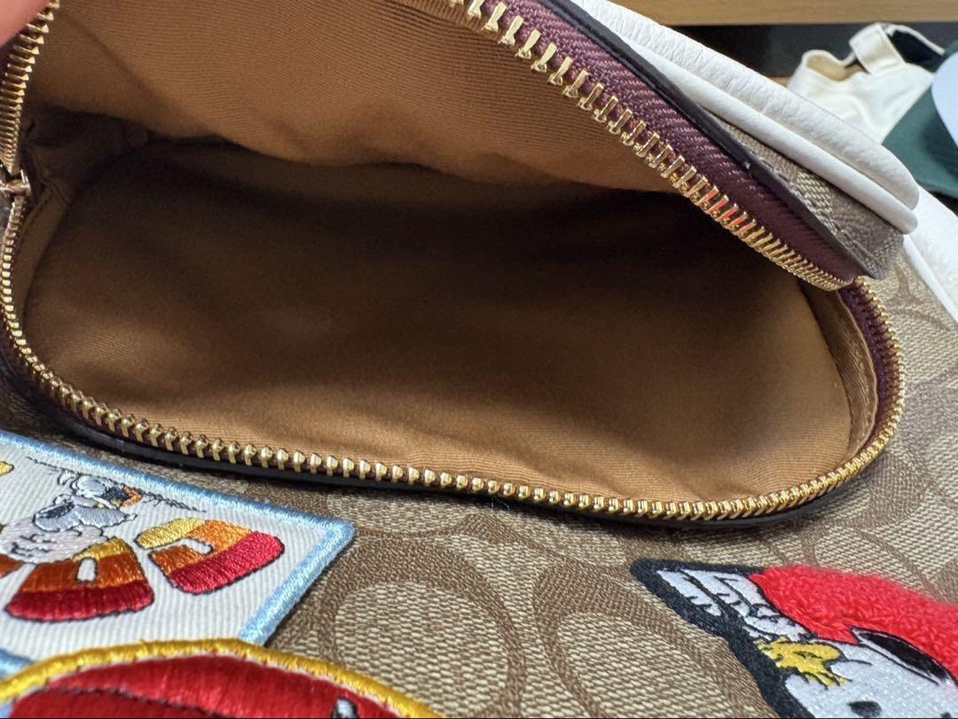 COACH スヌーピー パッチ リュック
