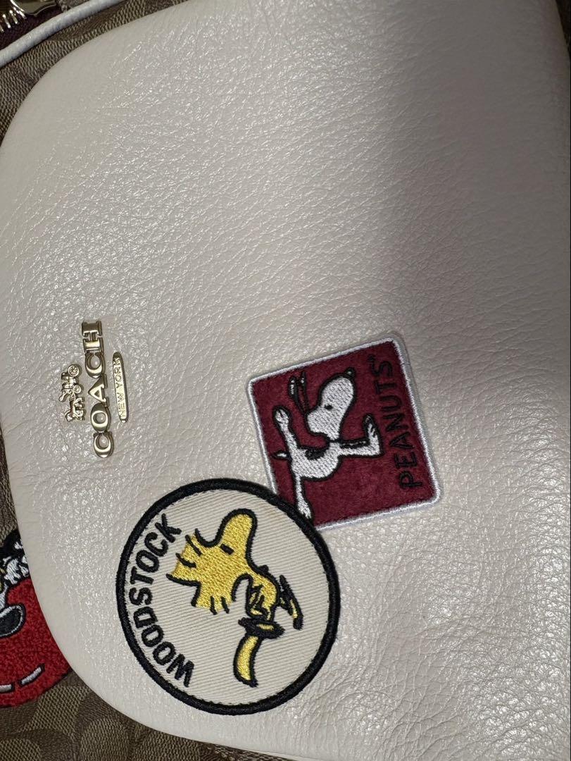 COACH スヌーピー パッチ リュック