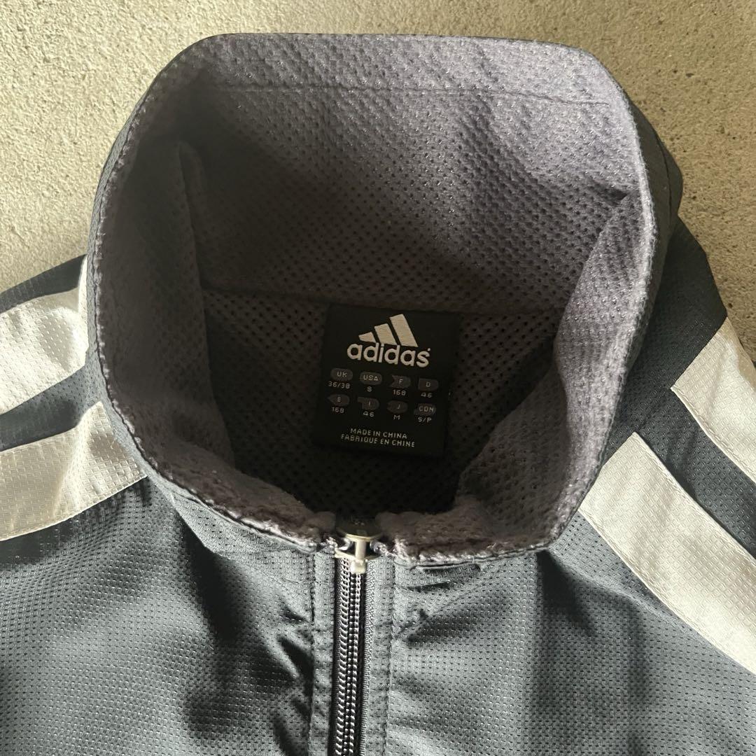 ジャケット・アウター 00s adidas 3line draw cord nylon jacket