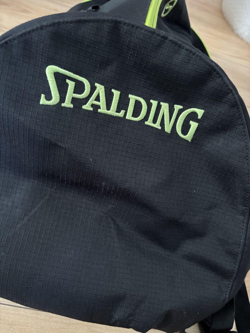 SPALDING バスケットボール用リュック　黒