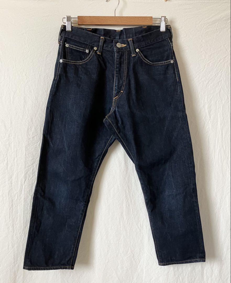 EEL イール 砂浜デニム テーパード デニム パンツ XSパンツ