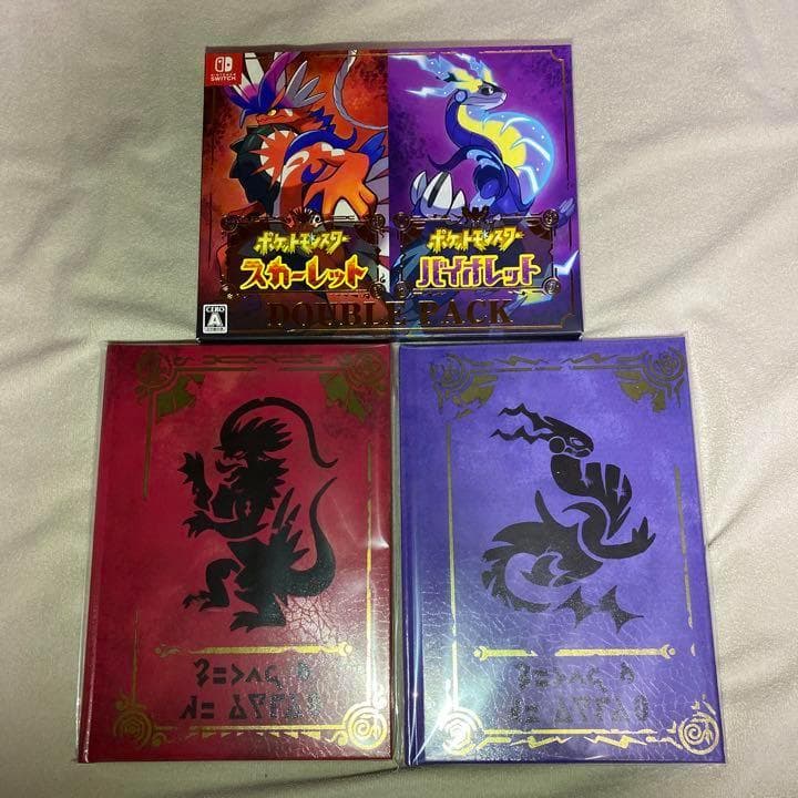 超お買い得 ポケモン ダブルパック 特典付き スカーレット