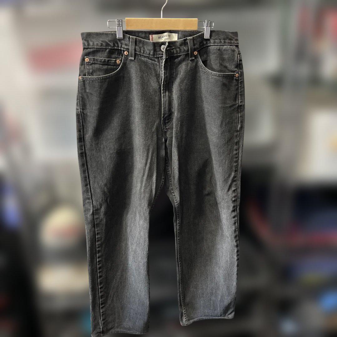 Levi's 550 ブラック ストレートジーンズ W36 L34