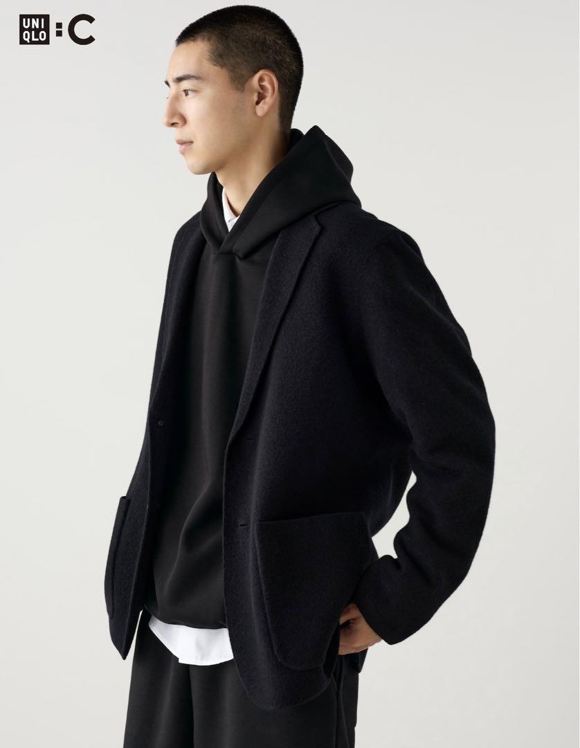 UNIQLO C ニットジャケット ブラック XXL 新品未使用タグ付き