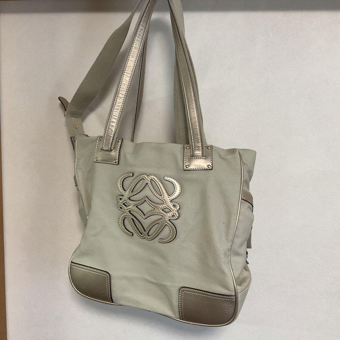 ロエベ LOEWE 2WAY ショルダーバッグ トートバッグ ポケット色々