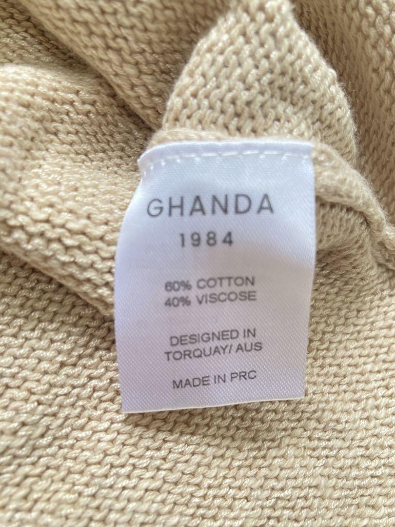 Ghanda clothing サマーニット/花柄キャミソール 3枚セット