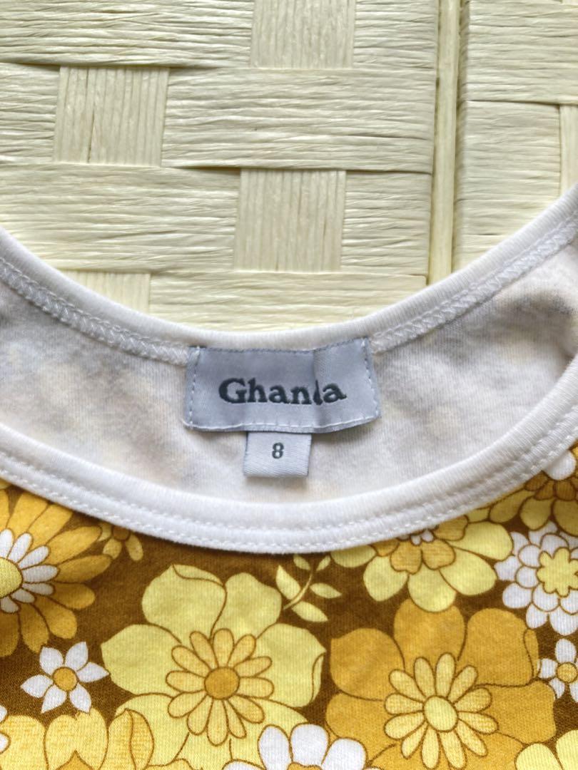 Ghanda clothing サマーニット/花柄キャミソール 3枚セット