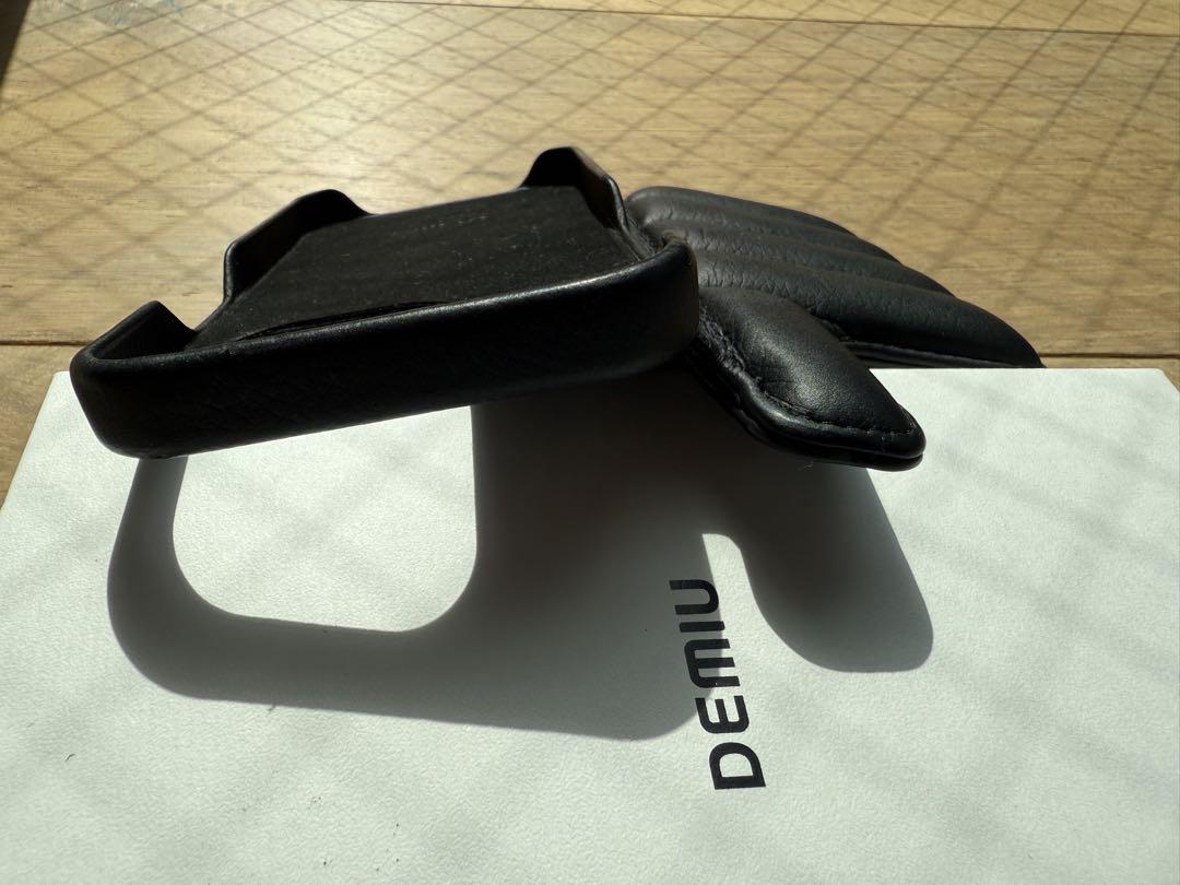 DEMIU iphone14pro 手帳型ケース ブラック　黒 iPhone14Proスマートフォンケース