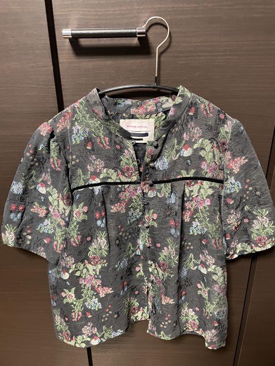 ☆様専用　MAISON SPECIAL フラワージャガードブラウス