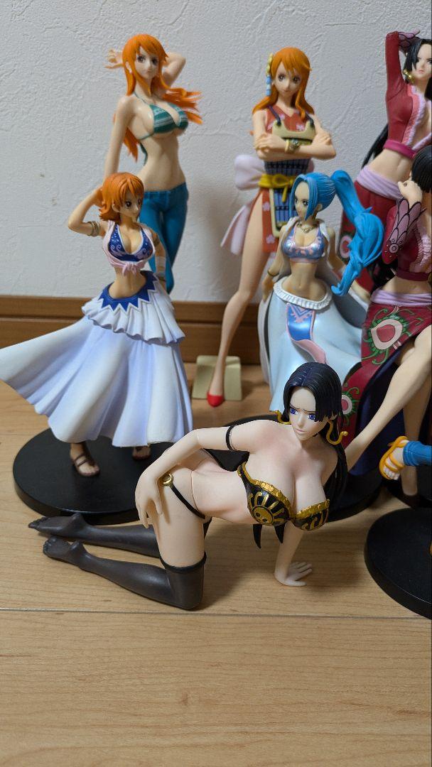 ワンピース フィギュア ONEPIECE ルフィ ハンコック ナミ　まとめ売り ワンピース ナミ ハンコック セクシーフィギュア まとめ売り