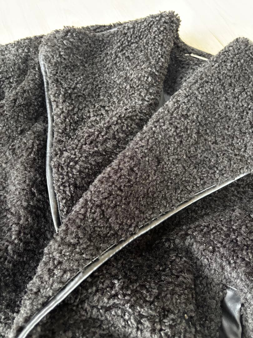 セルフォード バリエーションショートコート プードルコート ボア ブラック セルフォード バリエーションショートコート プードルコート ボア ブラック