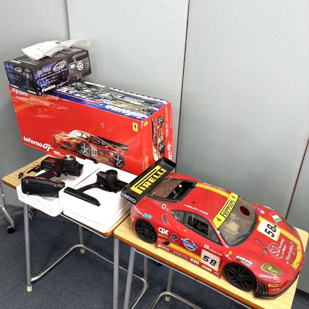 ジャンク ラジコン F430 GT Team AF Corse フェラーリ