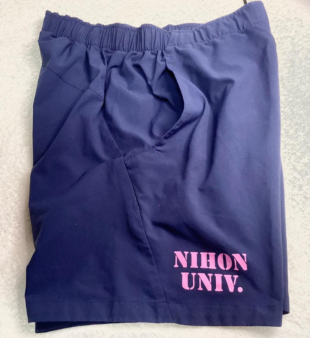 日本大学ラグビー部 L ハーフパンツ ネイビー 柔らかい生地