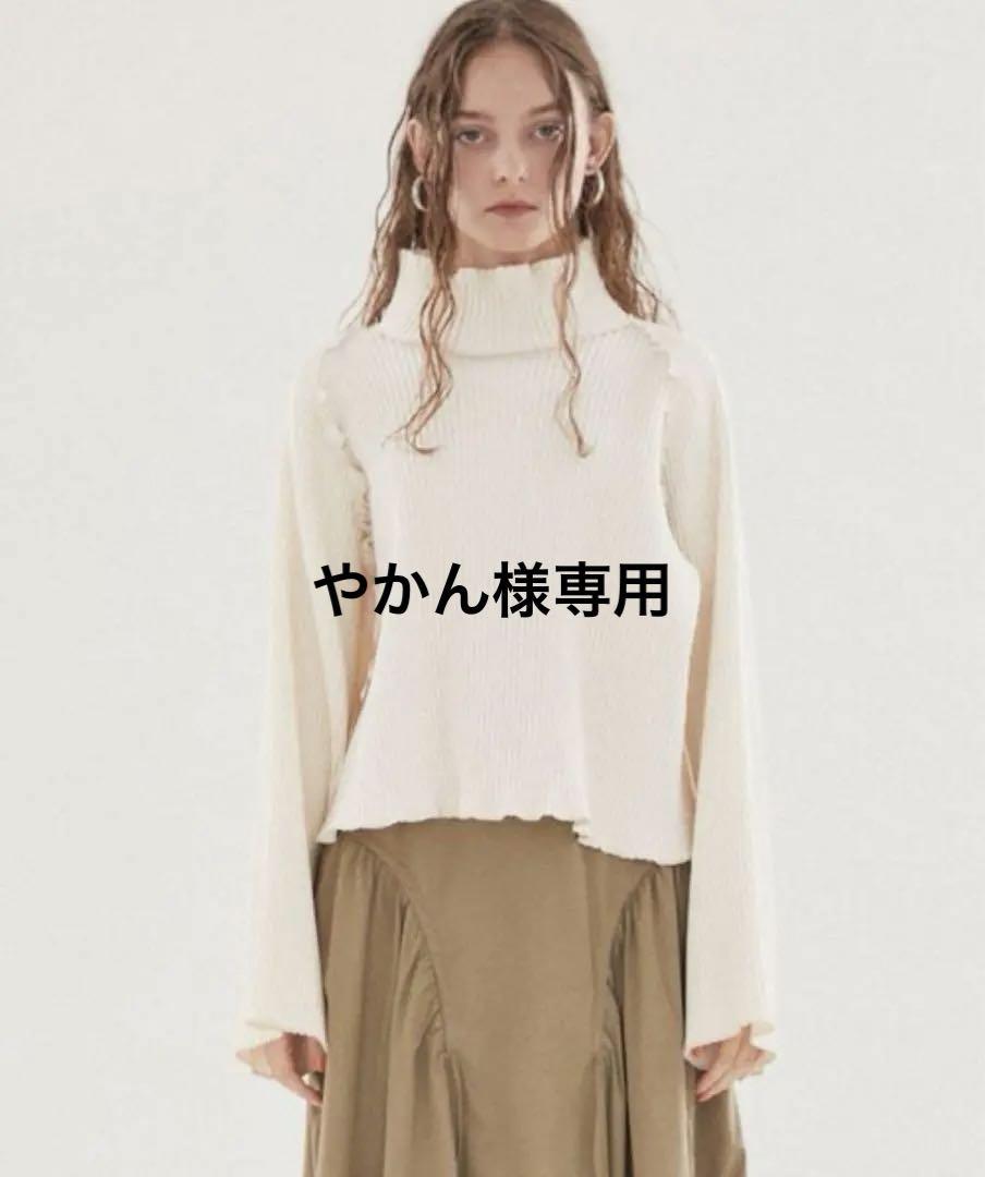 kotohayokozawa 21AW PLEATS HIGH NECK