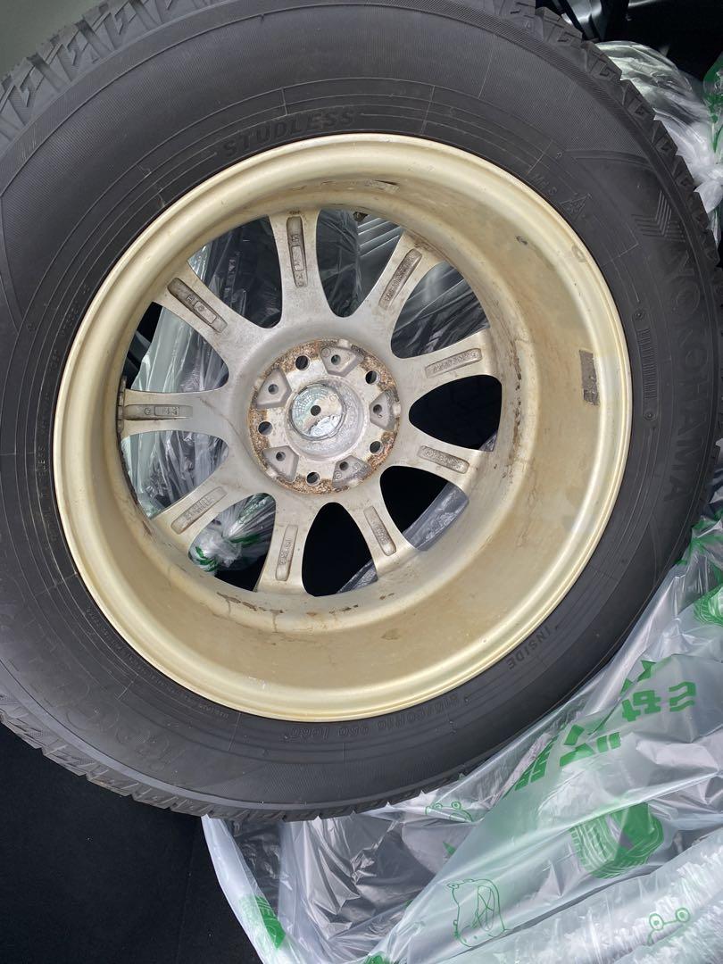 1シーズン使用　着払い　スタッドレス 4本セット IG60 215 60R 16