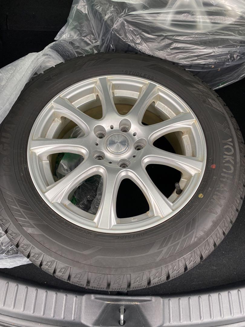 1シーズン使用　着払い　スタッドレス 4本セット IG60 215 60R 16