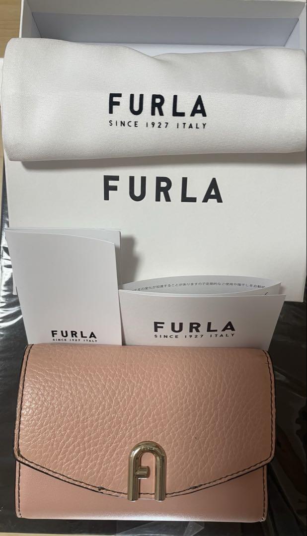 FURLA 財布 レディース 三つ折り ピンク