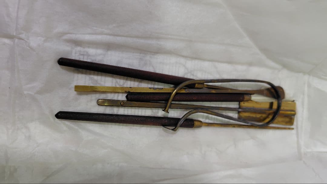 天然砧青磁　香炉　光山作　セット