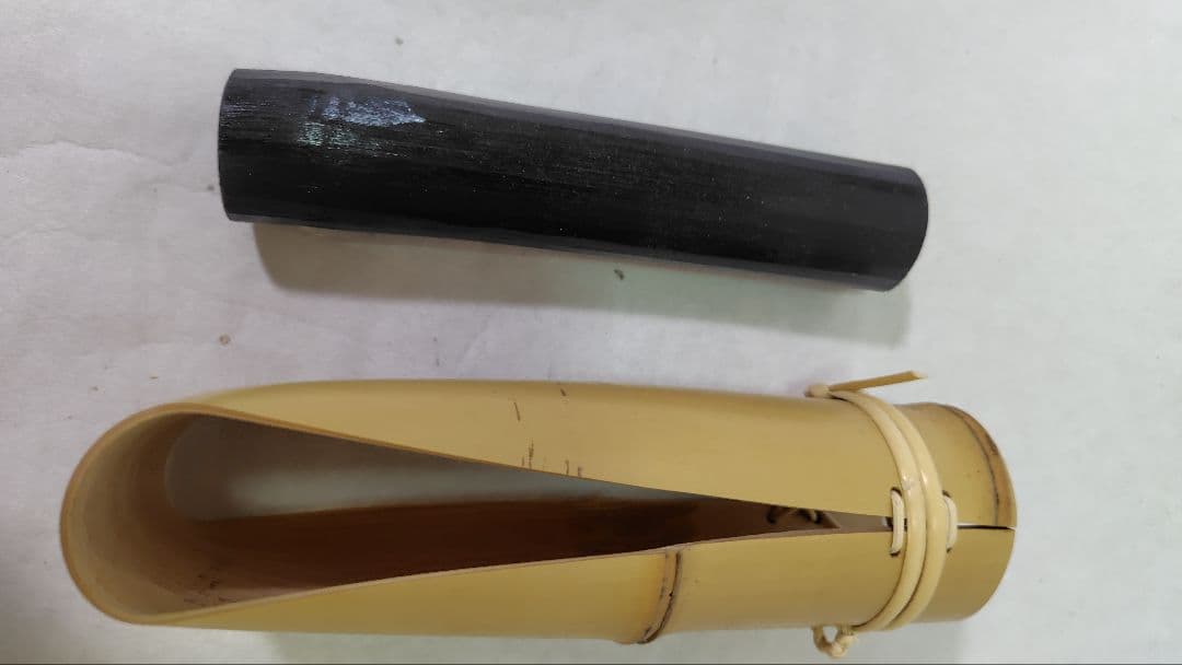 天然砧青磁　香炉　光山作　セット