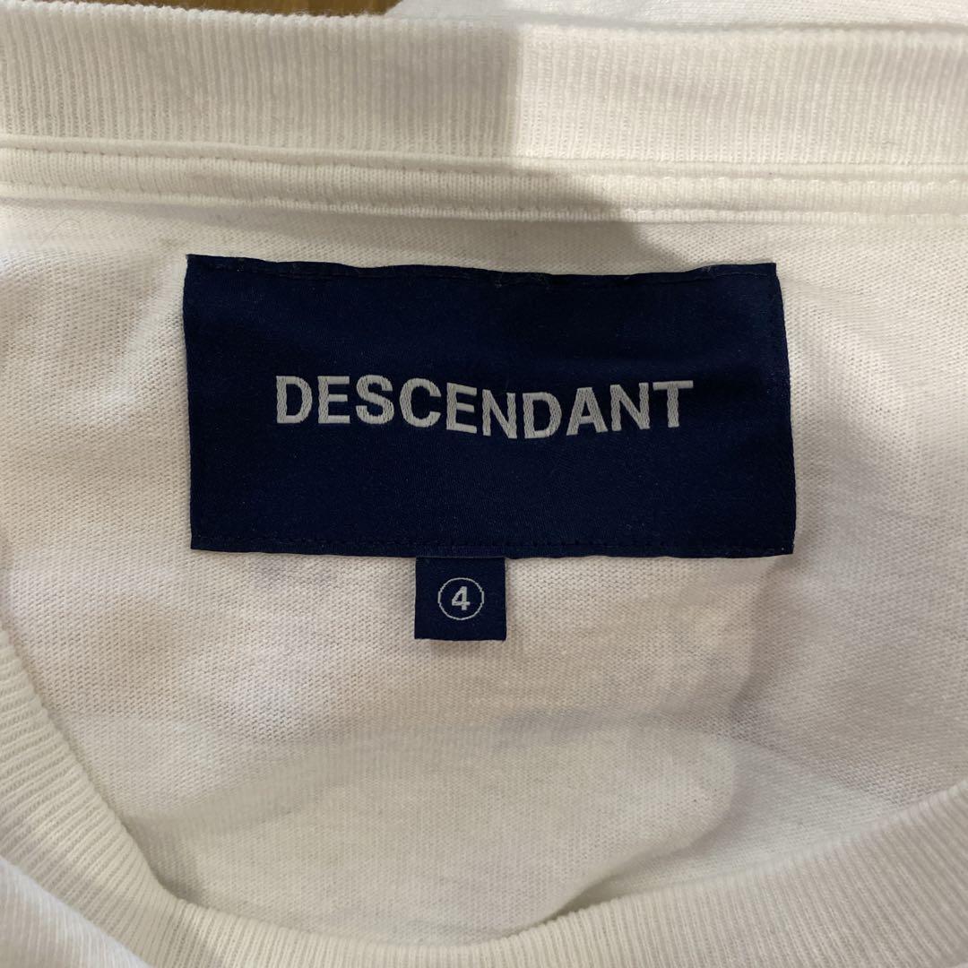 DESCENDANT ホワイト長袖カットソー サイズ4