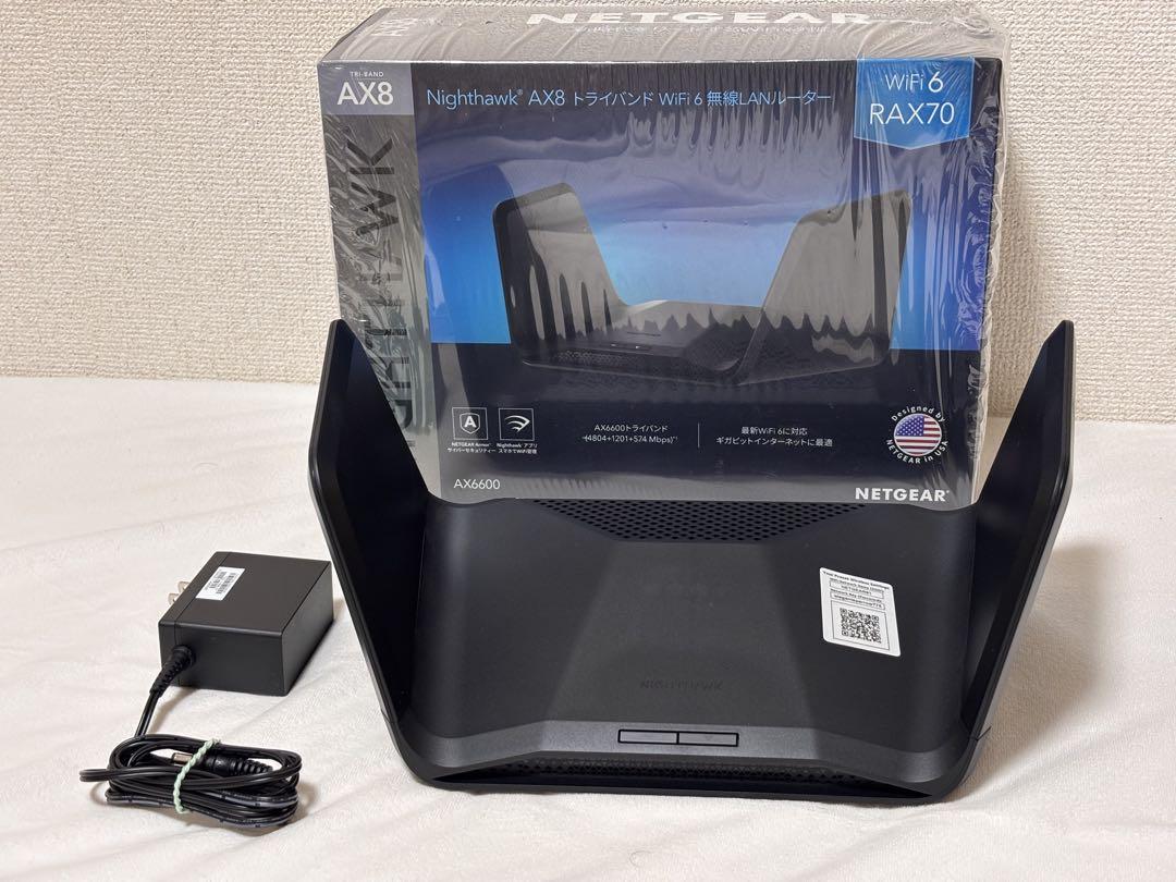 中古_Nighthawk AX6600 RAX70-100JPS Wi-Fi 6