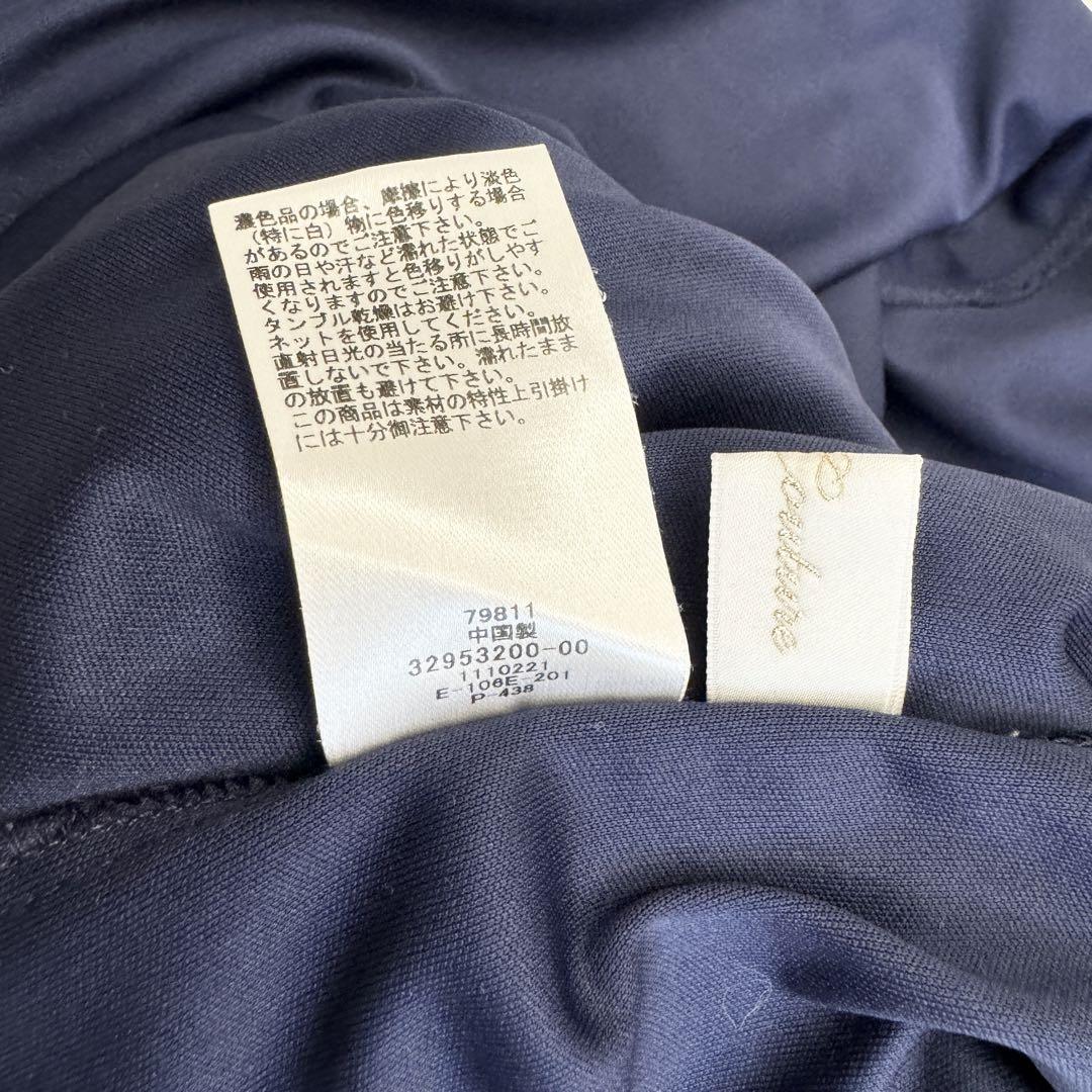 美品 AndCouture 花柄 ワンピース ネイビー M アンドクチュール