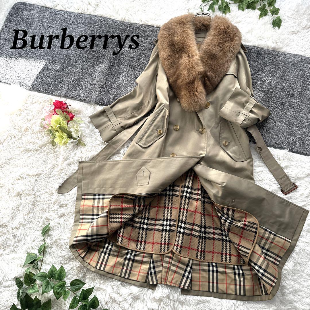ファー付きBurberryのコート 241416002015-5.jpg