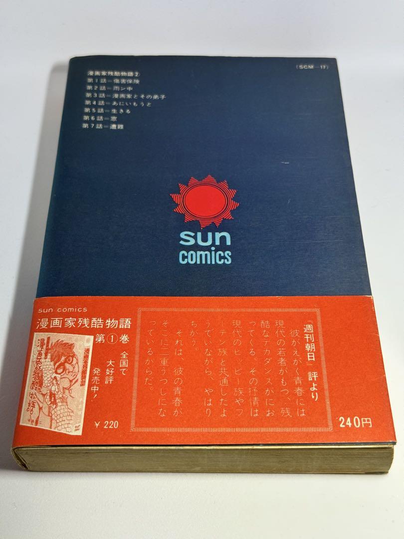 帯付きサンコミックス/漫画家残酷物語第2巻/永島慎二