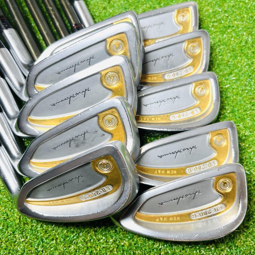 ブランドバッグ通販サイト 星3 金七宝 LB-208-G HONMA アイアン メンズ 10本 金モグラ クラブ