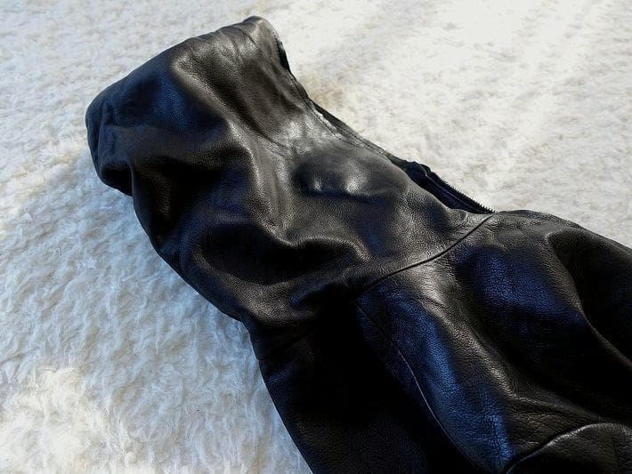 WJK CARPEDIEM レザーパーカー WJK CARPEDIEM レザーパーカー