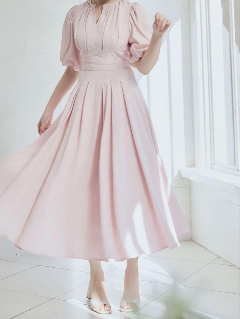 herlipto　Fountain Lace Up Bow Dress