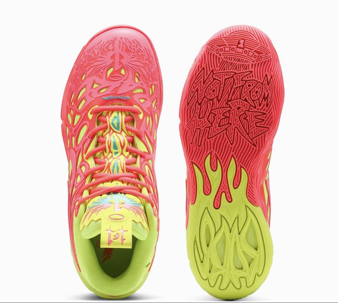 新品PUMA MB.04 1 LOVE pink-yellow 27.5cm
