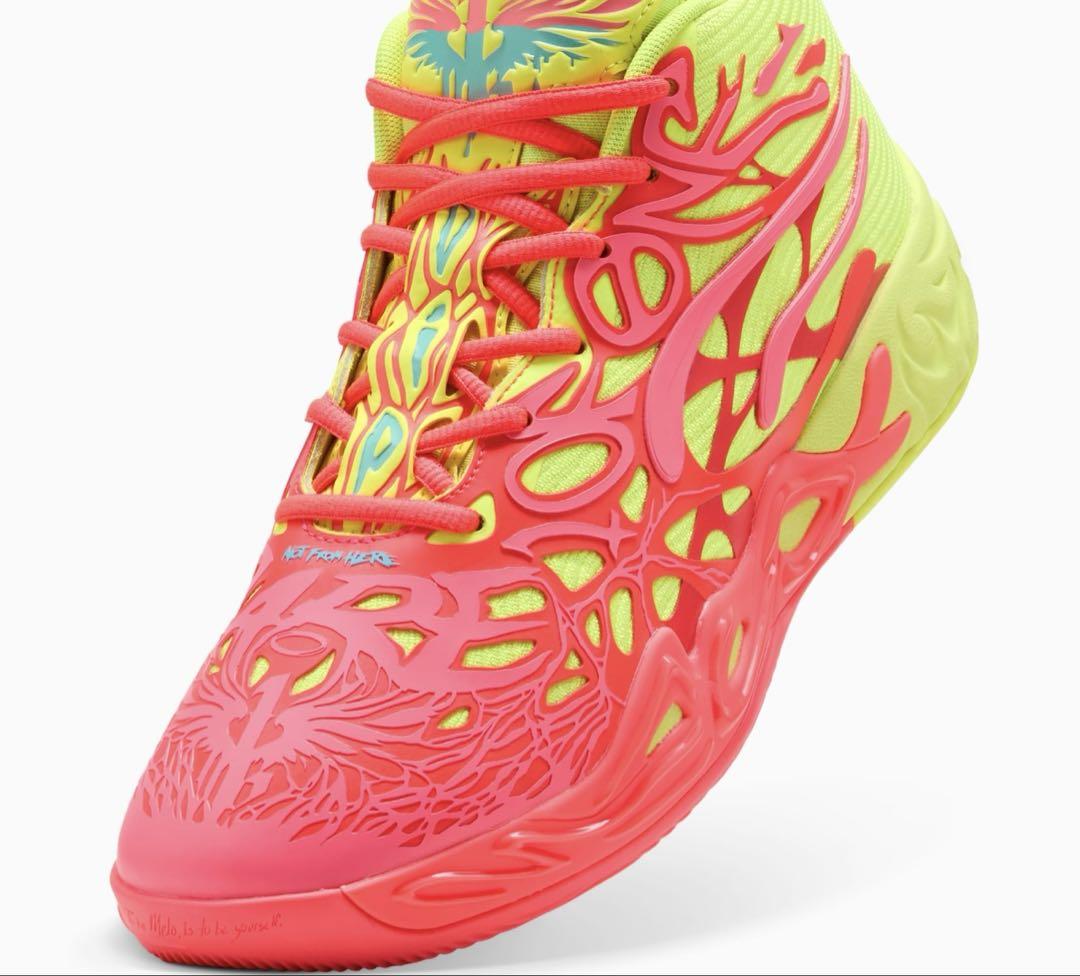 新品PUMA MB.04 1 LOVE pink-yellow 27.5cm