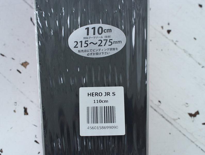19-20 ロシニョール ジュニアスキー HERO JR 110cm