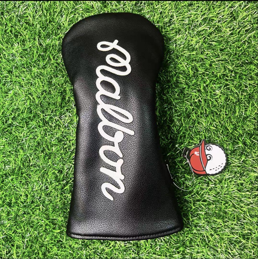 マルボン ゴルフ ヘッドカバー Malbon パターカバー 4個 黒色NM ヘッドカバー 4個セットマルボンゴルフ Malbon Golf - メルカリ