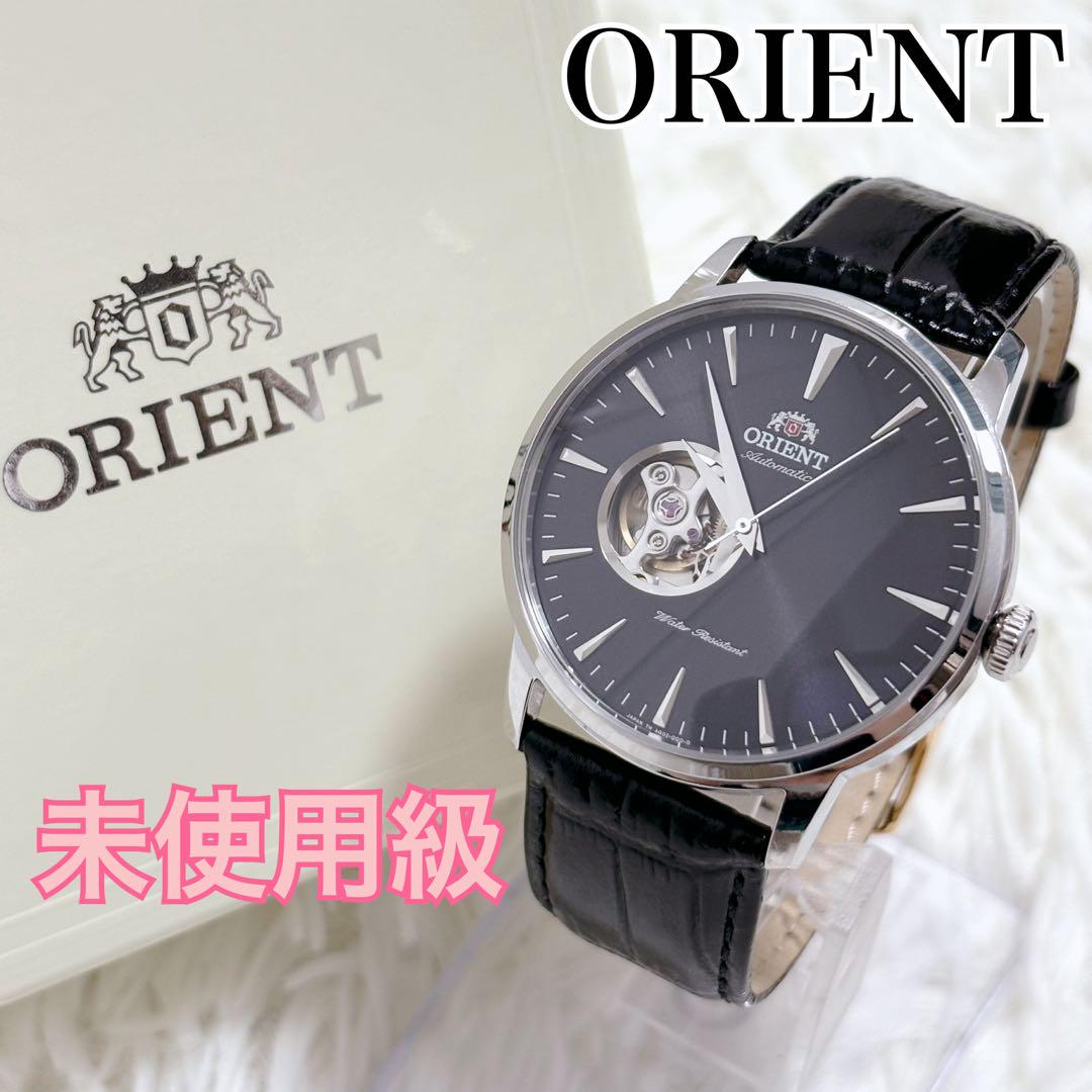 【ネット限定】 未使用級✨ORIENT セミスケルトン 自動巻き バンビーノ Bambino 時計