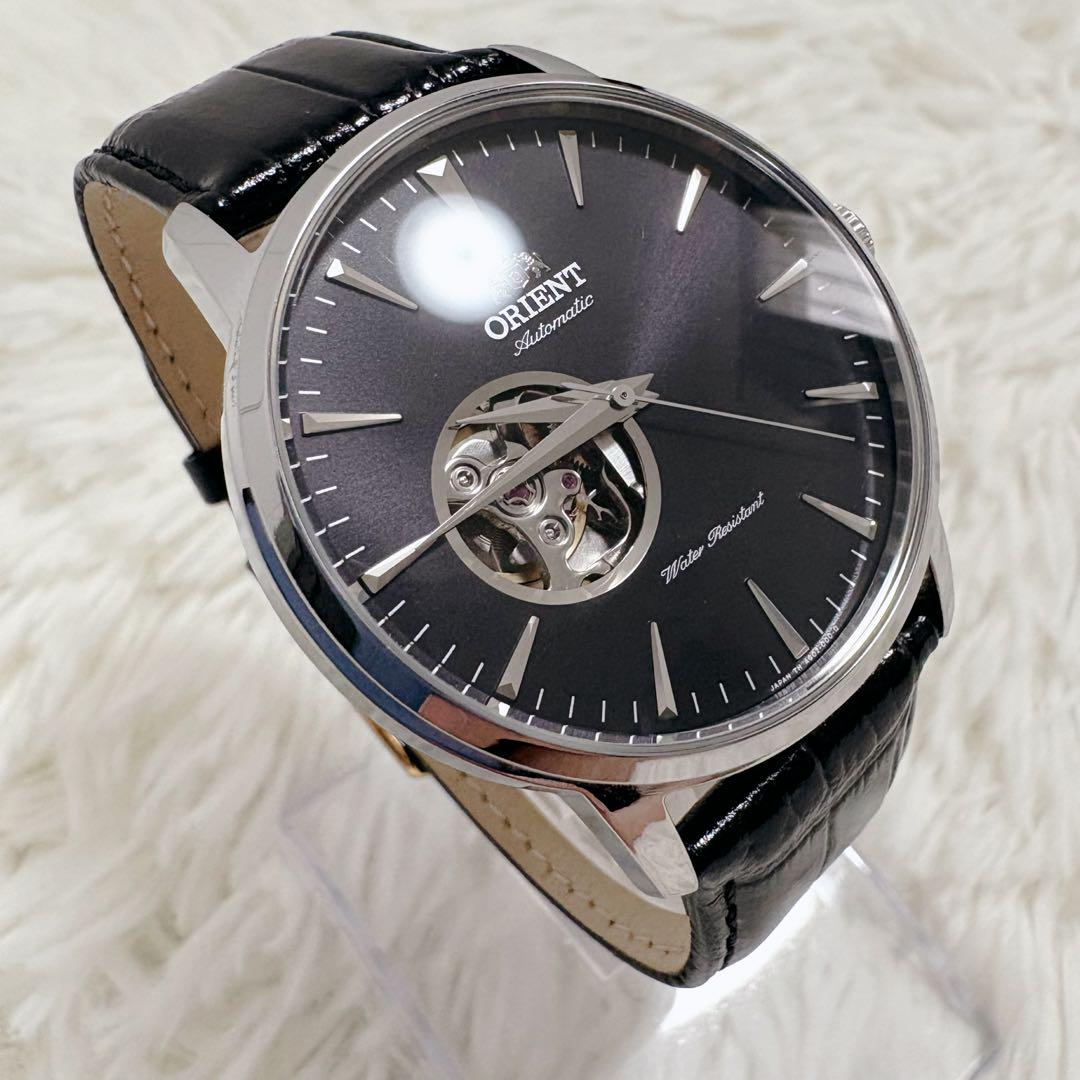 未使用級✨ORIENT Bambino バンビーノ 自動巻き セミスケルトン