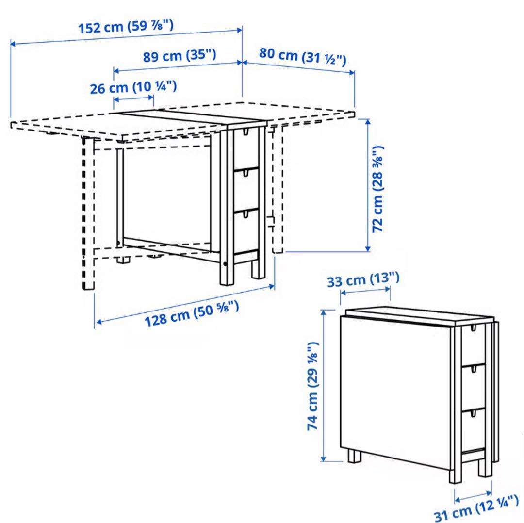 バーチ ダイニングテーブルIKEA