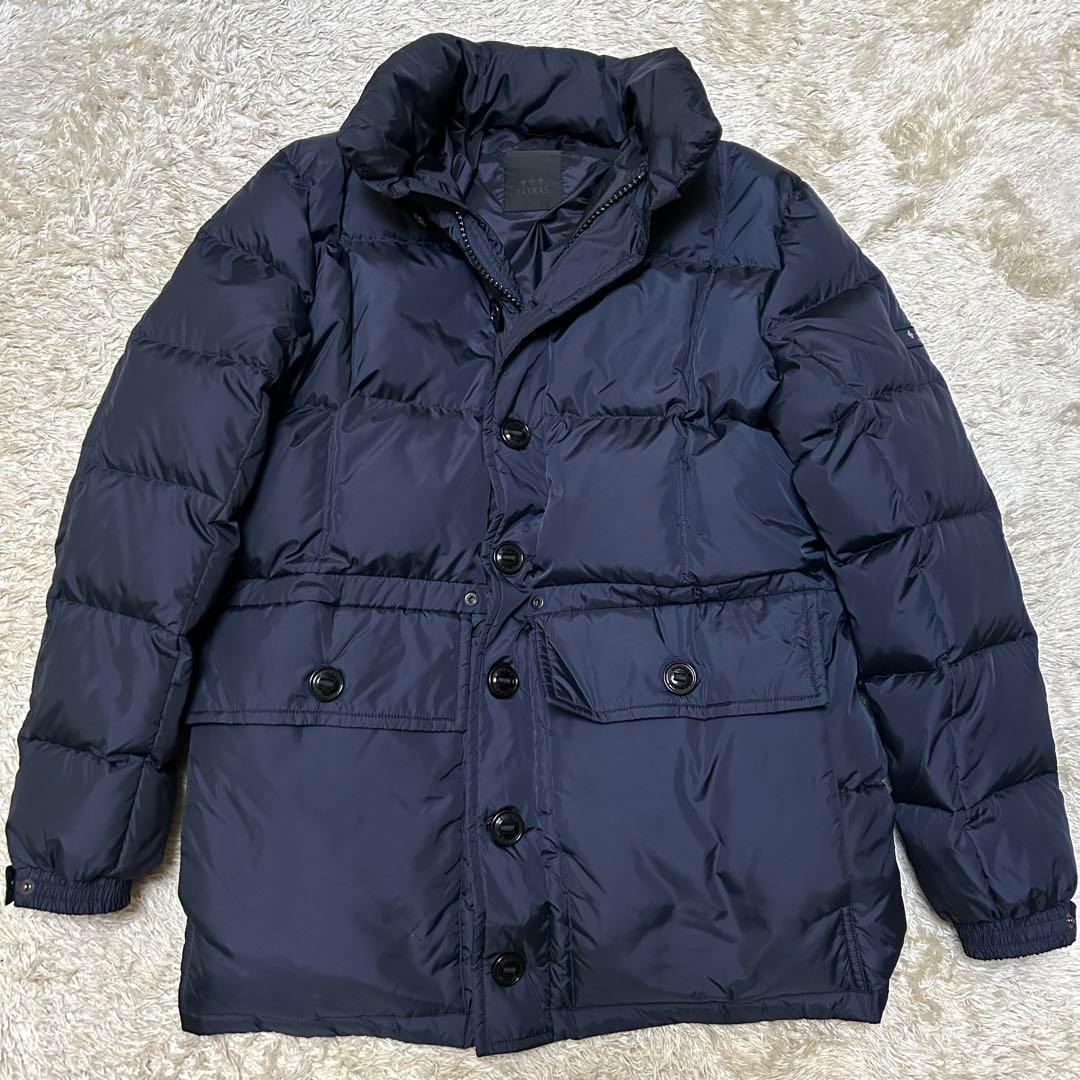 20年製 極美品 タトラス ハリケーン ダウンジャケット ネイビー ナイロン01 20年製 極美品 タトラス ハリケーン ダウンジャケット ネイビー ナイロン01